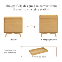 Palma 3-Drawer Compact Assembled Dresser (34