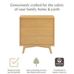 Palma 3-Drawer Compact Assembled Dresser (34