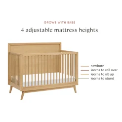 Palma 4-in-1 Convertible Crib + Toddler Bed Conversion Kit