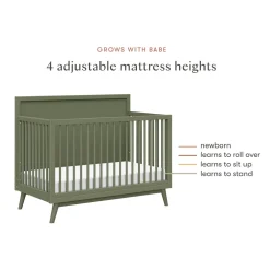 Palma 4-in-1 Convertible Crib + Toddler Bed Conversion Kit