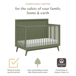 Palma 4-in-1 Convertible Crib + Toddler Bed Conversion Kit