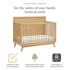 Palma 4-in-1 Convertible Crib + Toddler Bed Conversion Kit