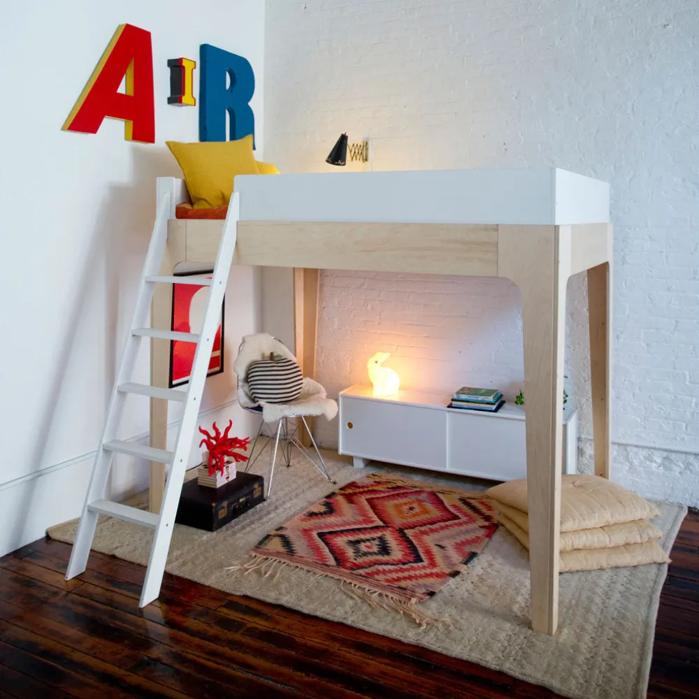 Perch Full Loft Bed Console