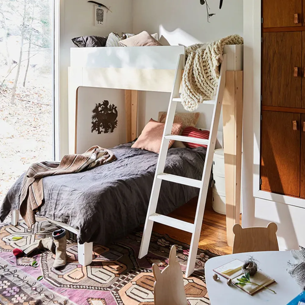 Perch Twin Bed in White