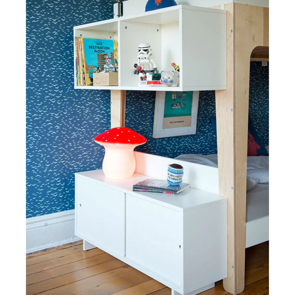 Perch Twin Bunk Bed Storage Console