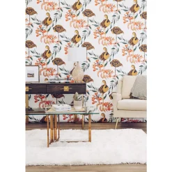 Pink Lady Flamingo Wallpaper