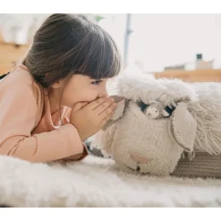 Pink Nose Sheep Woolable Basket