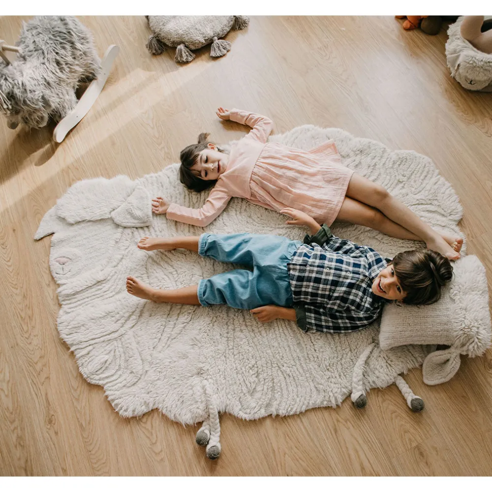 Pink Nose Sheep Woolable Rug