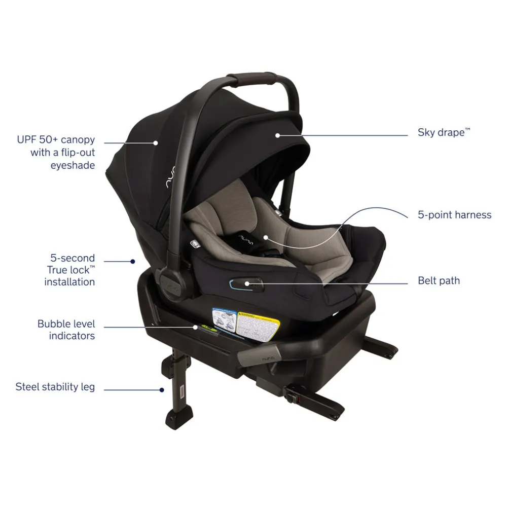 PIPA Aire Infant Car Seat + PIPA Series Base