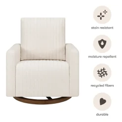 Poe Channeled Swivel Glider