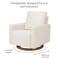 Poe Channeled Swivel Glider