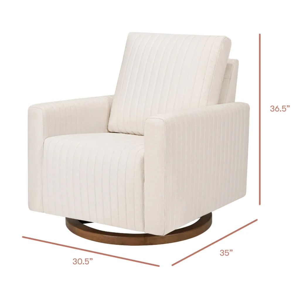 Poe Channeled Swivel Glider
