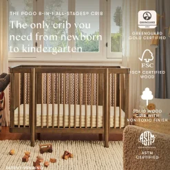 Pogo 8-in-1 Convertible Crib with All-Stages Conversion Kits