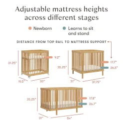 Pogo 8-in-1 Convertible Crib with All-Stages Conversion Kits