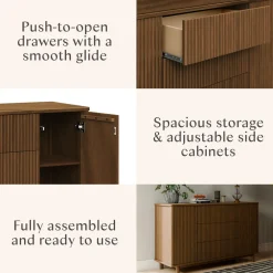 Pogo Tambour Extra Wide Assembled Dresser (58