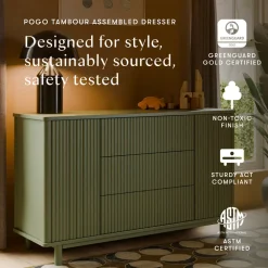 Pogo Tambour Extra Wide Assembled Dresser (58