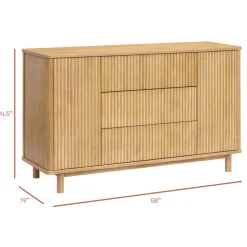 Pogo Tambour Extra Wide Assembled Dresser (58