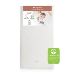 Pure Core 2-Stage Crib Mattress + Hybrid Quilted Waterproof Cover