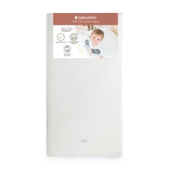 Pure Core 2-Stage Crib Mattress + Hybrid Quilted Waterproof Cover
