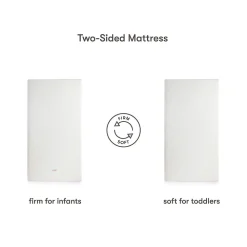 Pure Core 2-Stage Crib Mattress + Dry Waterproof Cover