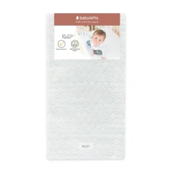 Pure Core 2-Stage Mini Crib Mattress + Hybrid Quilted Waterproof Cover