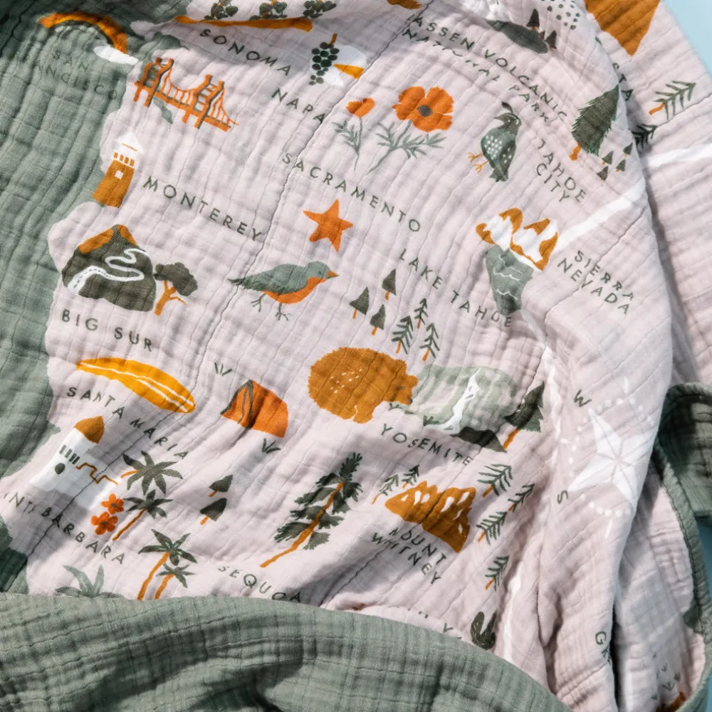 Quilt In 3-Layer GOTS Certified Organic Muslin Cotton