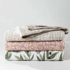 Quilt In 3-Layer GOTS Certified Organic Muslin Cotton