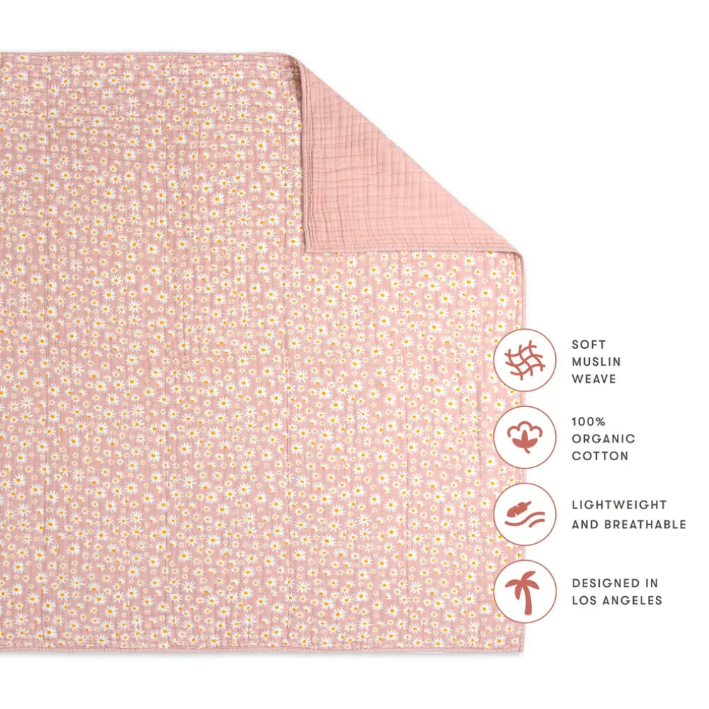 Quilt In 3-Layer GOTS Certified Organic Muslin Cotton