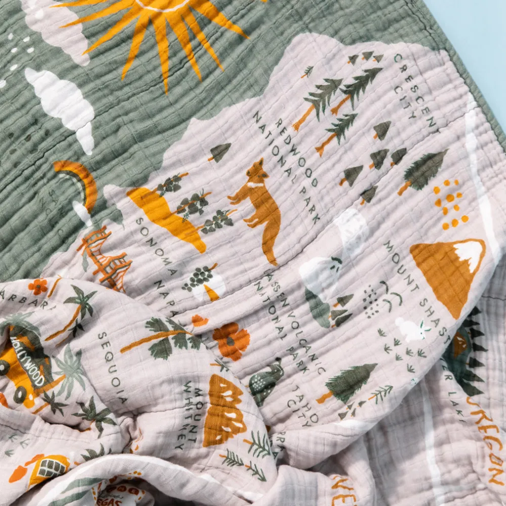 Quilt In 3-Layer GOTS Certified Organic Muslin Cotton