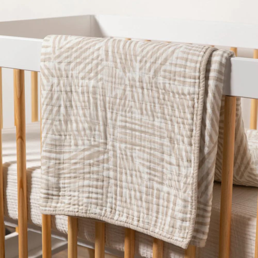 Quilt In 3-Layer GOTS Certified Organic Muslin Cotton