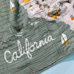 Quilt In 3-Layer GOTS Certified Organic Muslin Cotton