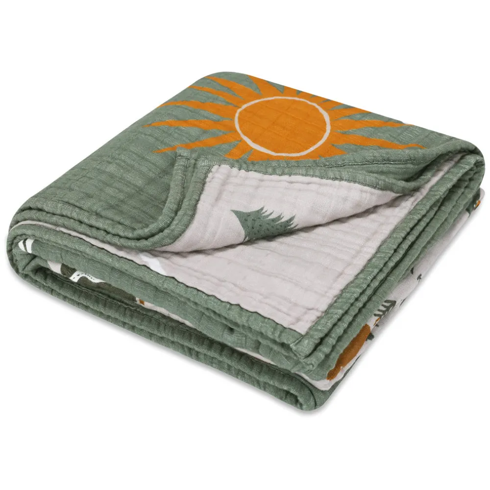 Quilt In 3-Layer GOTS Certified Organic Muslin Cotton