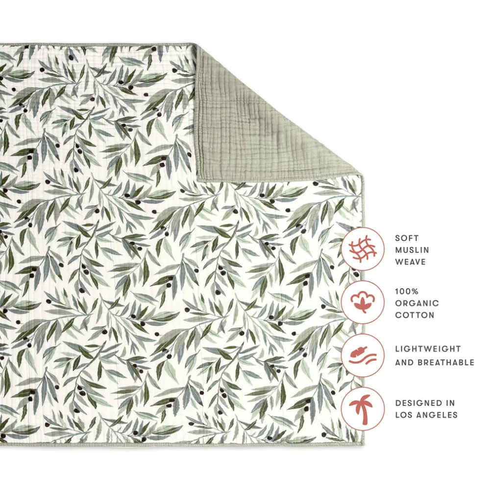 Quilt In 3-Layer GOTS Certified Organic Muslin Cotton