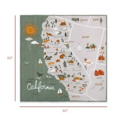 Quilt In 3-Layer GOTS Certified Organic Muslin Cotton