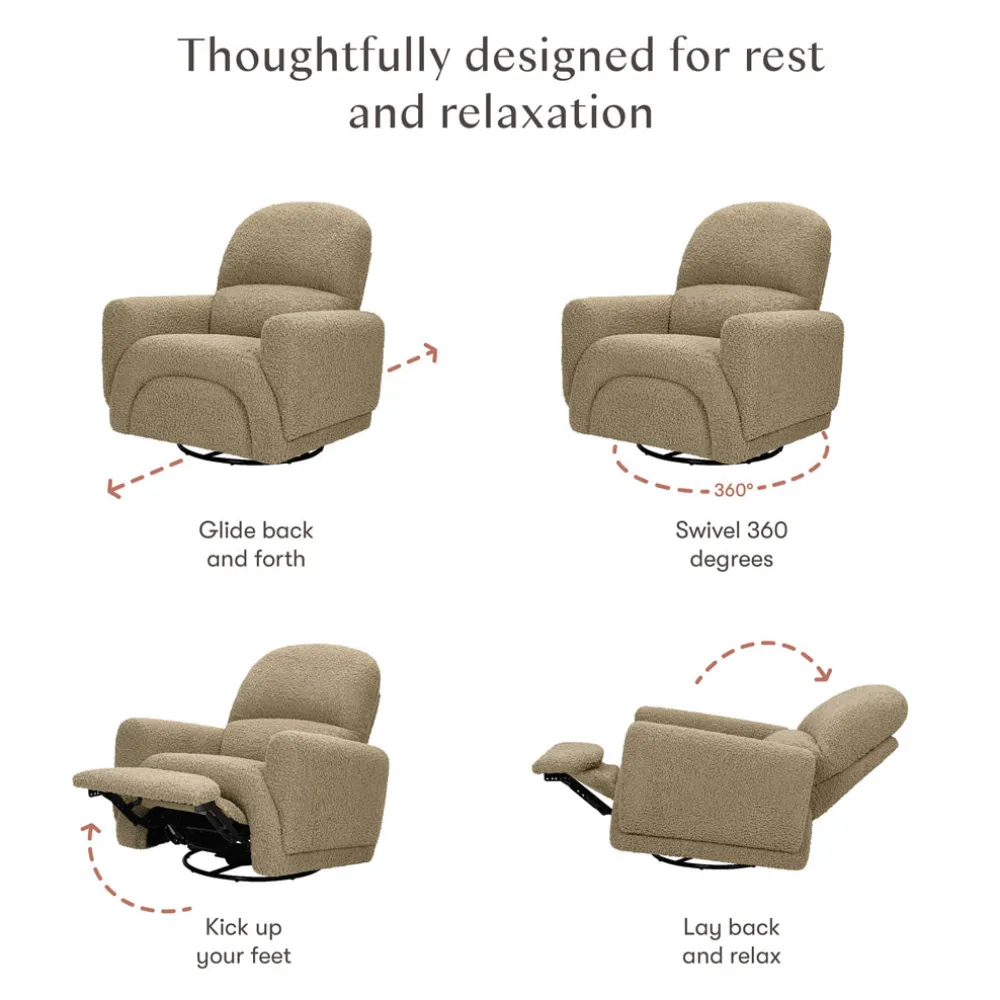 Rainbow Recliner and Swivel Glider