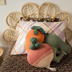 Ramona The Radish Knitted Cushion
