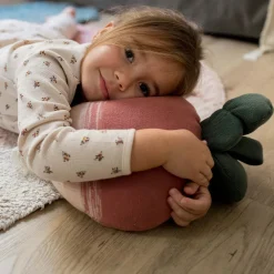 Ramona The Radish Knitted Cushion