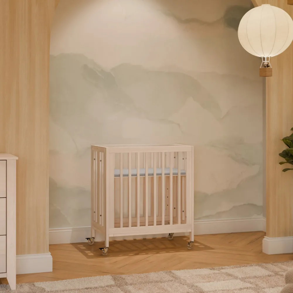 Rolli 9-in-1 Convertible All-Stages Crib with Bassinet & Toddler Bed Conversion Kits