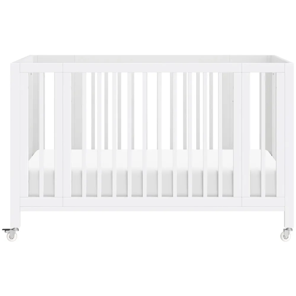 Rolli 9-in-1 Convertible All-Stages Crib with Bassinet & Toddler Bed Conversion Kits