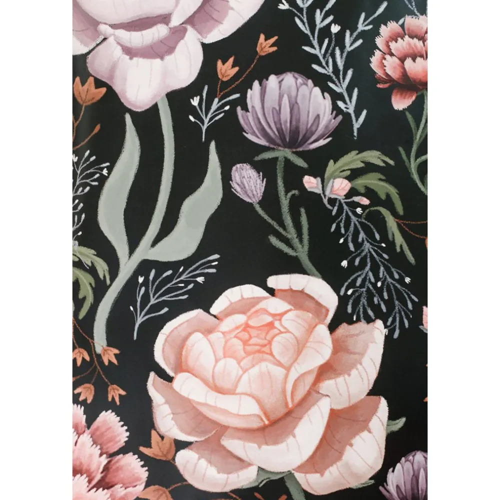 Rose le Soir Mural