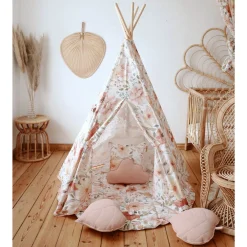 Round Cotton Mat with Pattern