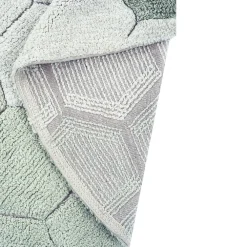 Round Honeycomb Washable Rug