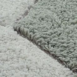 Round Honeycomb Washable Rug