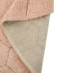 Round Honeycomb Washable Rug