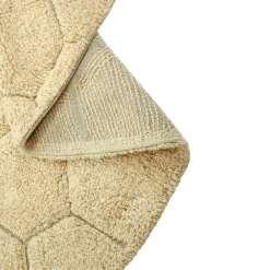 Round Honeycomb Washable Rug