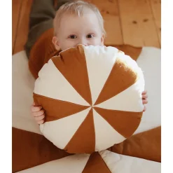 Round Patchwork Pillow