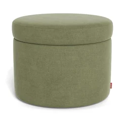 Round Storage Ottoman