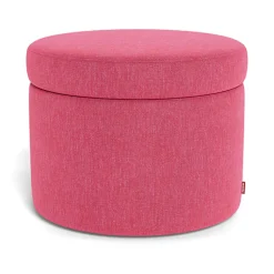 Round Storage Ottoman