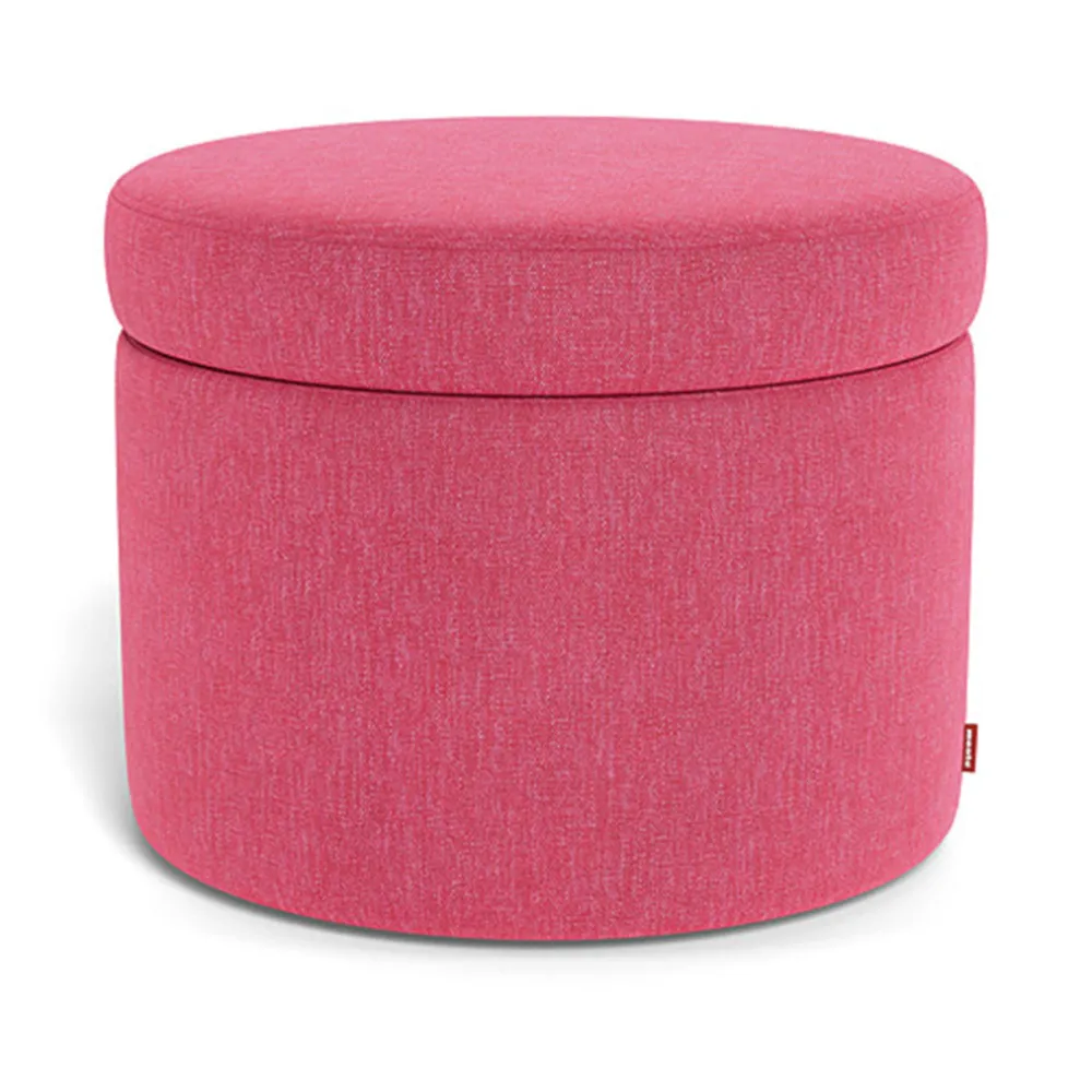 Round Storage Ottoman