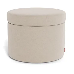 Round Storage Ottoman